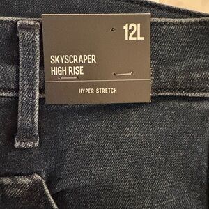 NWT Express Skyscraper High Rise Jeans TALL legnth
